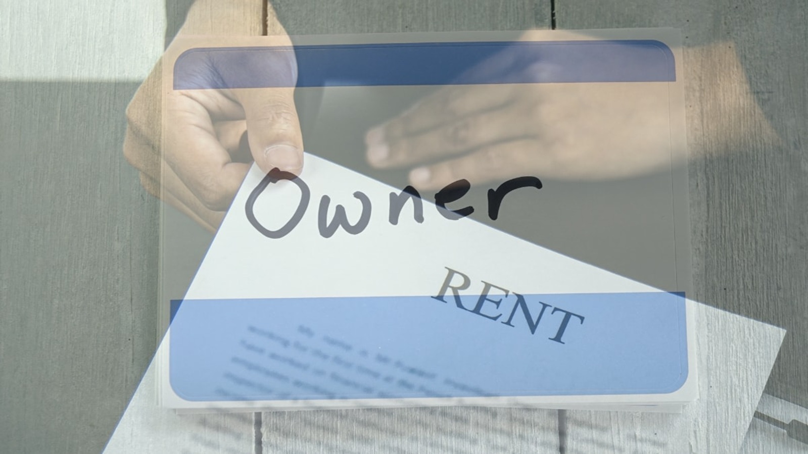 Owner rent document